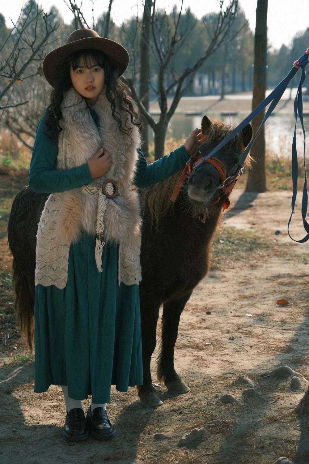 A unique and stylish look from Bao Mao Mianyang