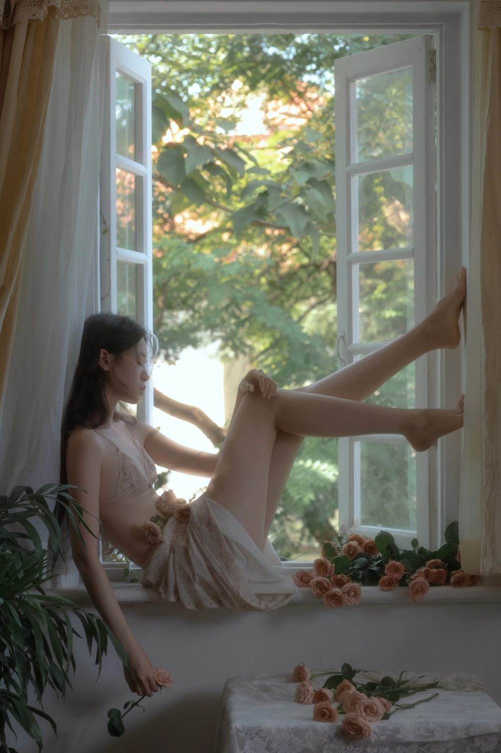 A serene moment with Cai Jingfan