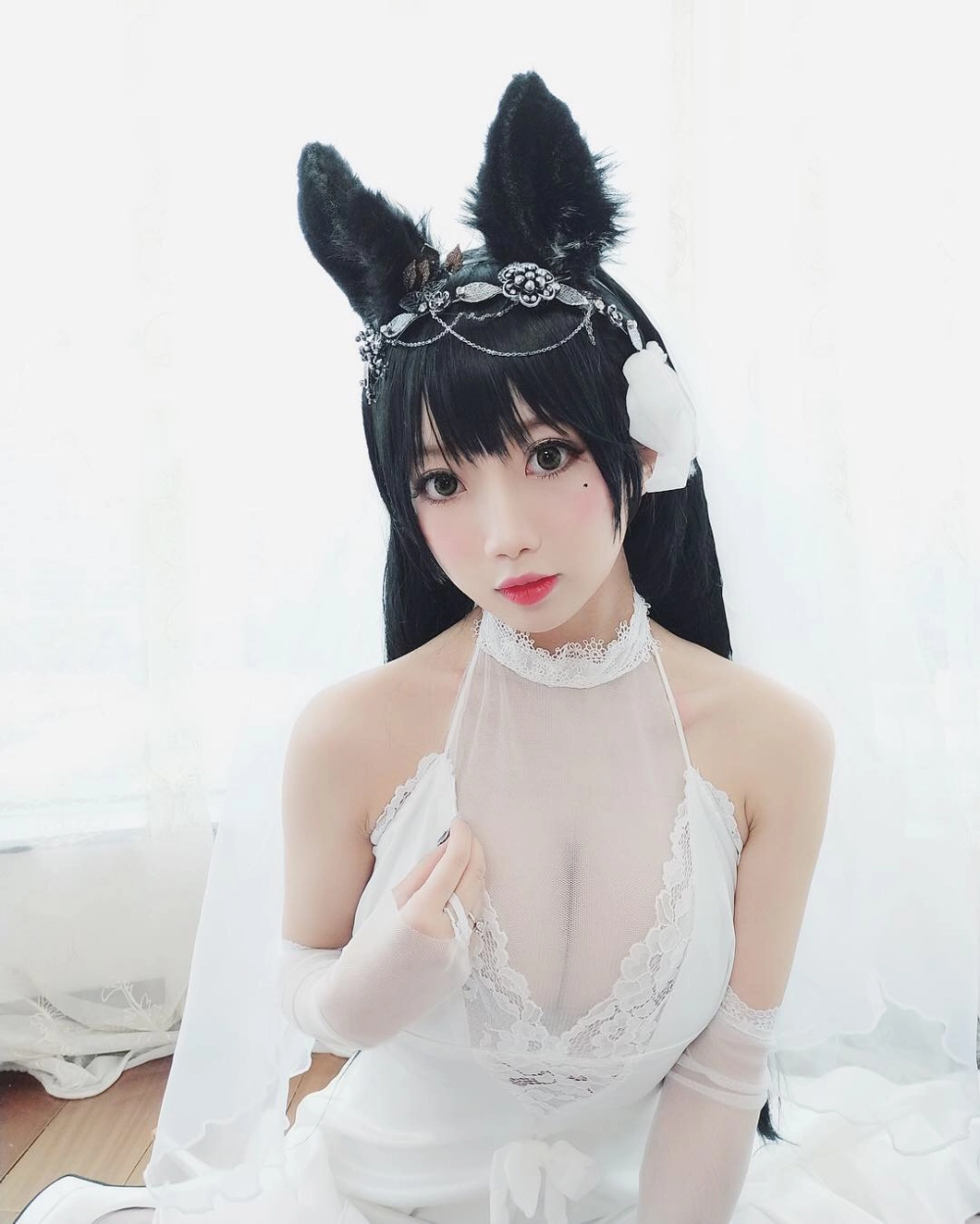The serene beauty of bride Devil