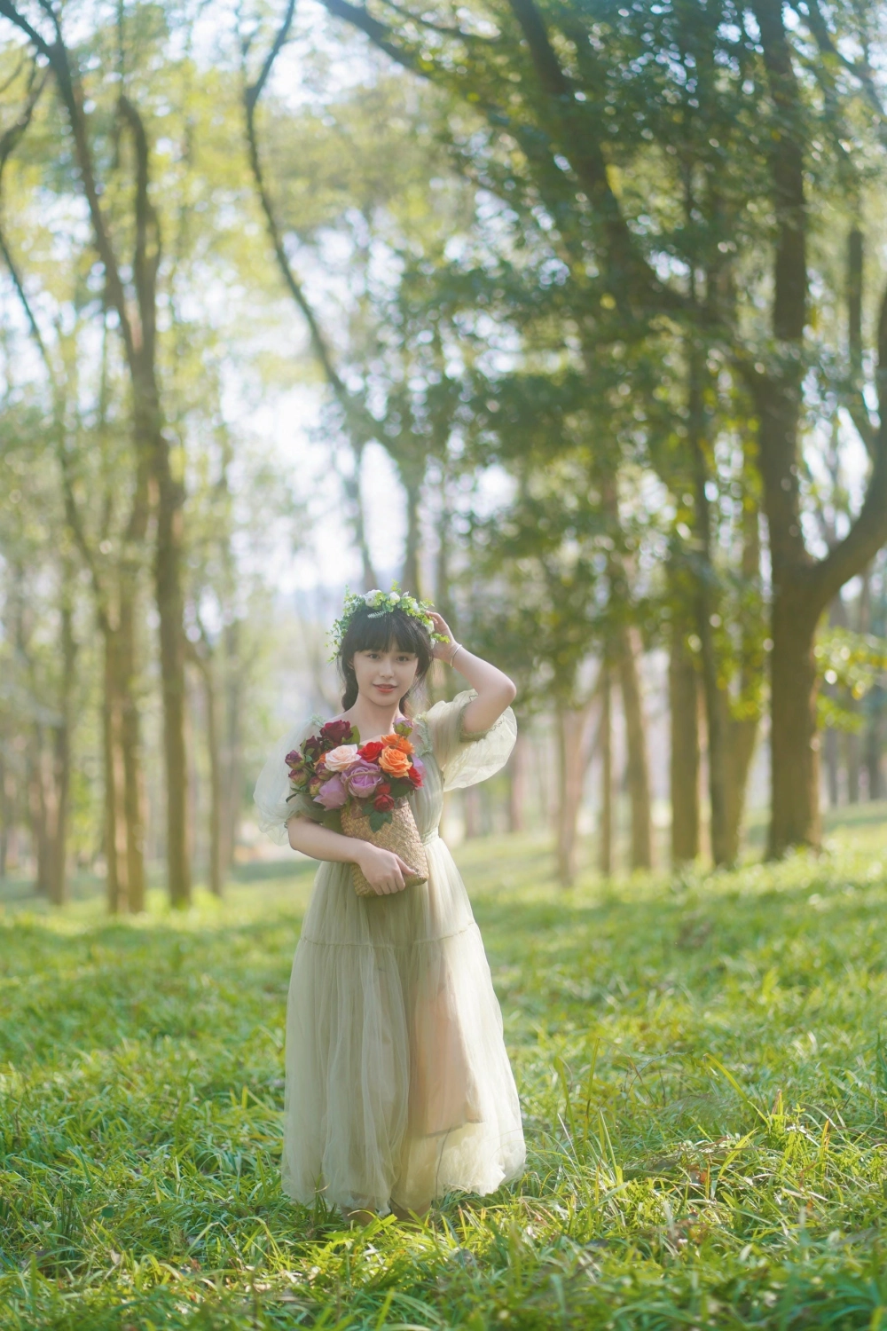 A refreshing photo of Fei Li Nini