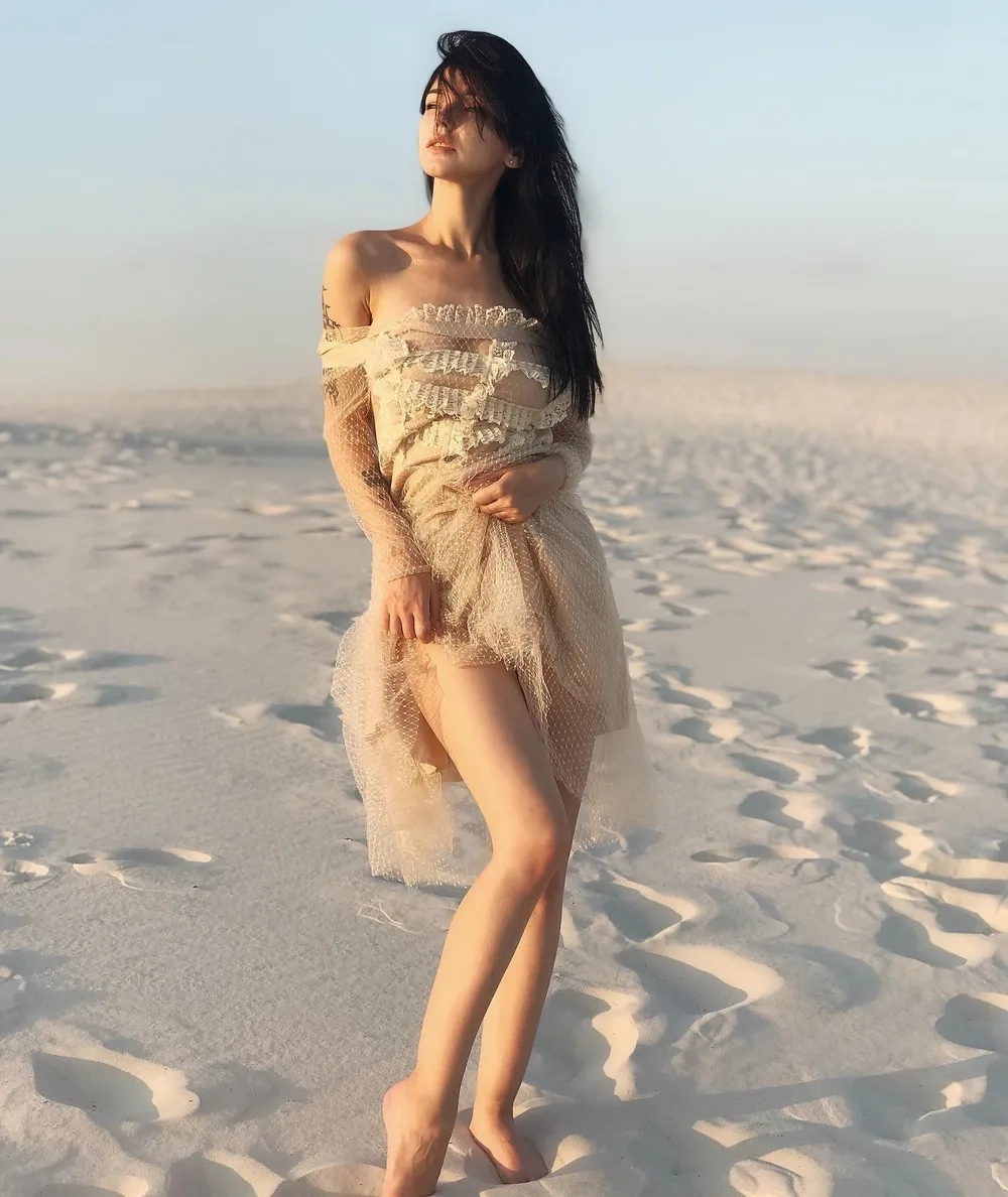 Timeless style from Irena Ortega today