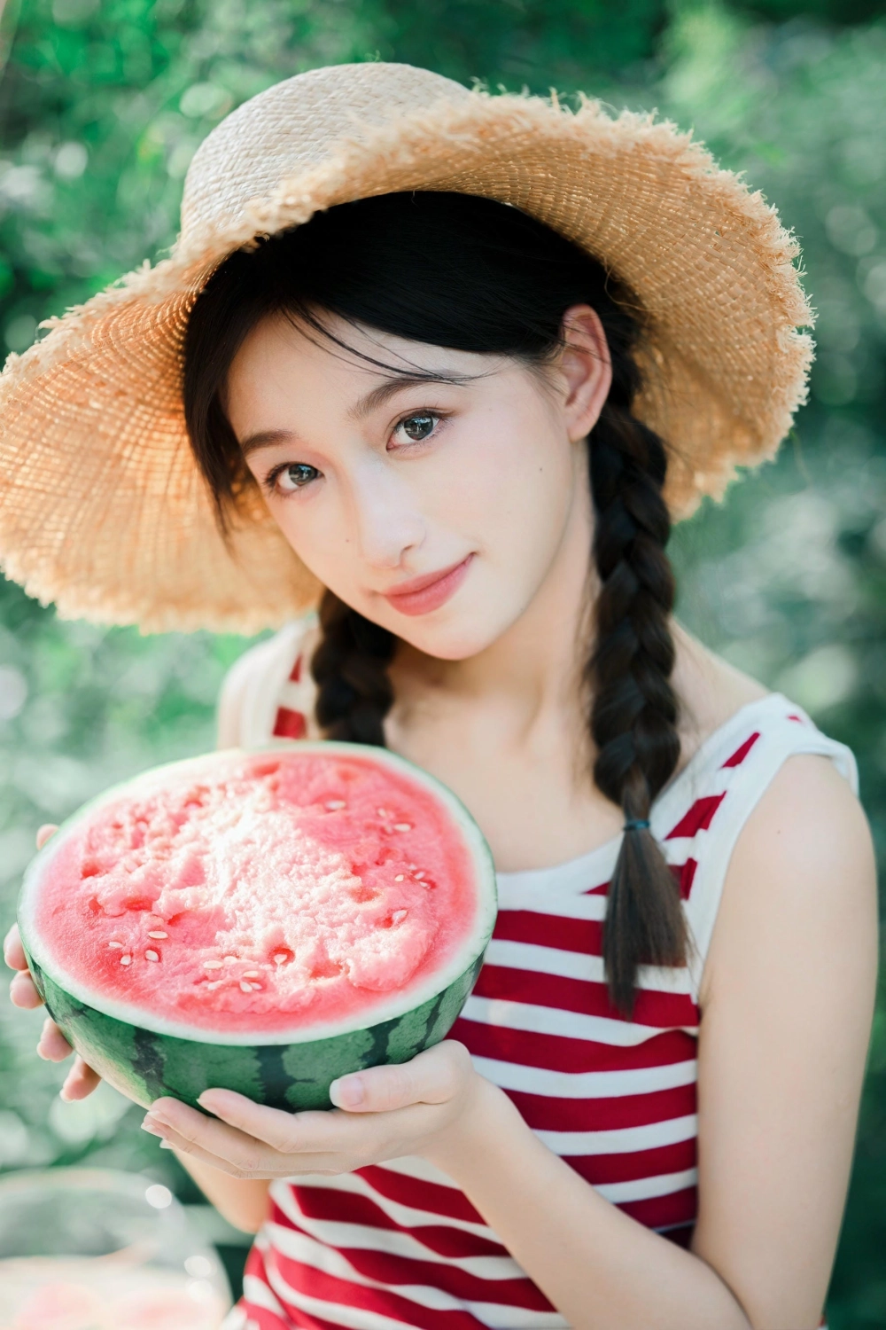 A peaceful portrait of Lin Miaoxin