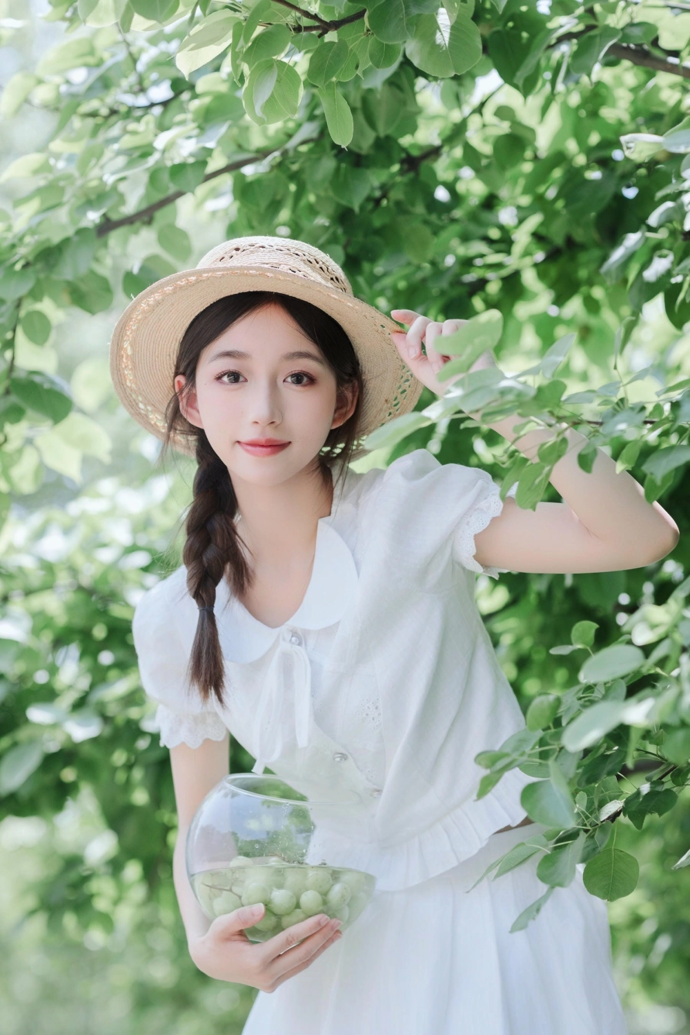 Lin Miaoxin's refreshing outdoor style