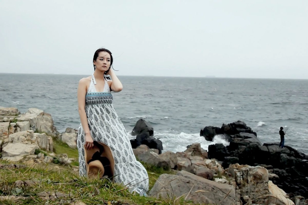 Every angle shows Lin Zhihui flawless elegance