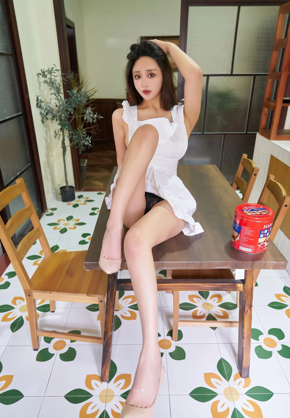 A classic look from Lin Zixin