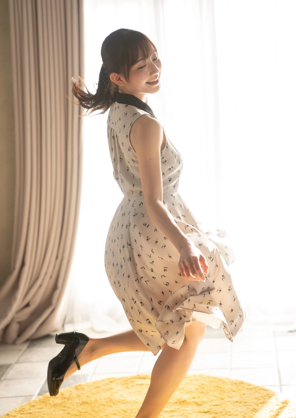 Nagisa Aoyama's gaze holds a delicate temptation