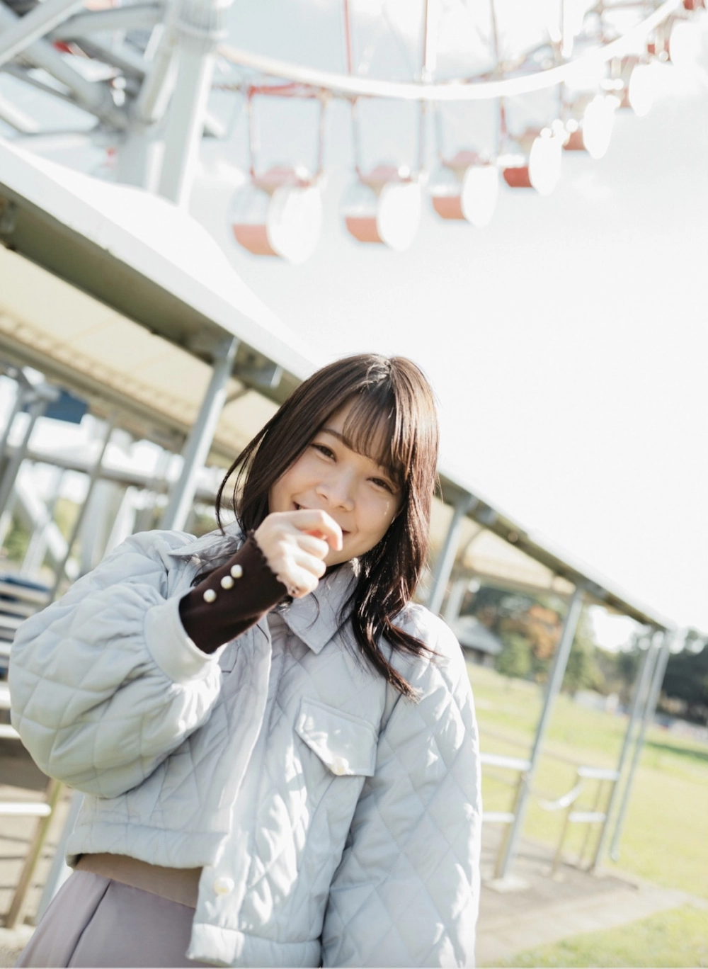 Her innocent gaze Nana Yagi hypnotizes