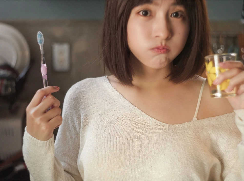 The sweet and lovely smile of Qunqun