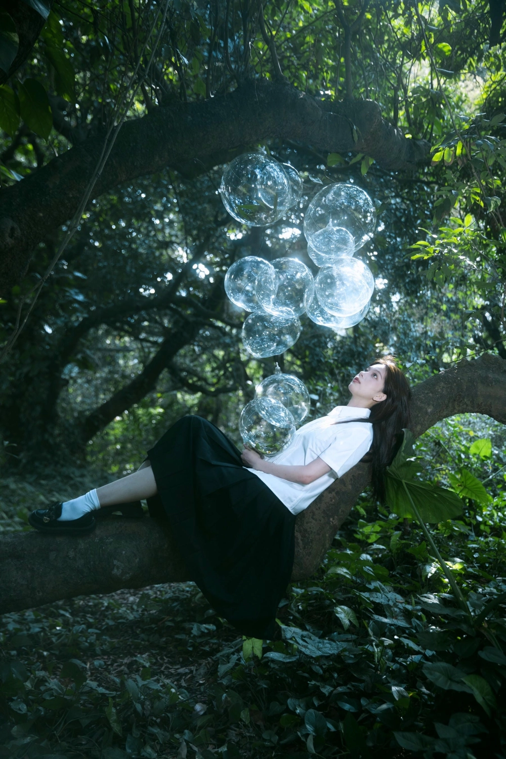 The natural beauty of Quqi's photoshoot