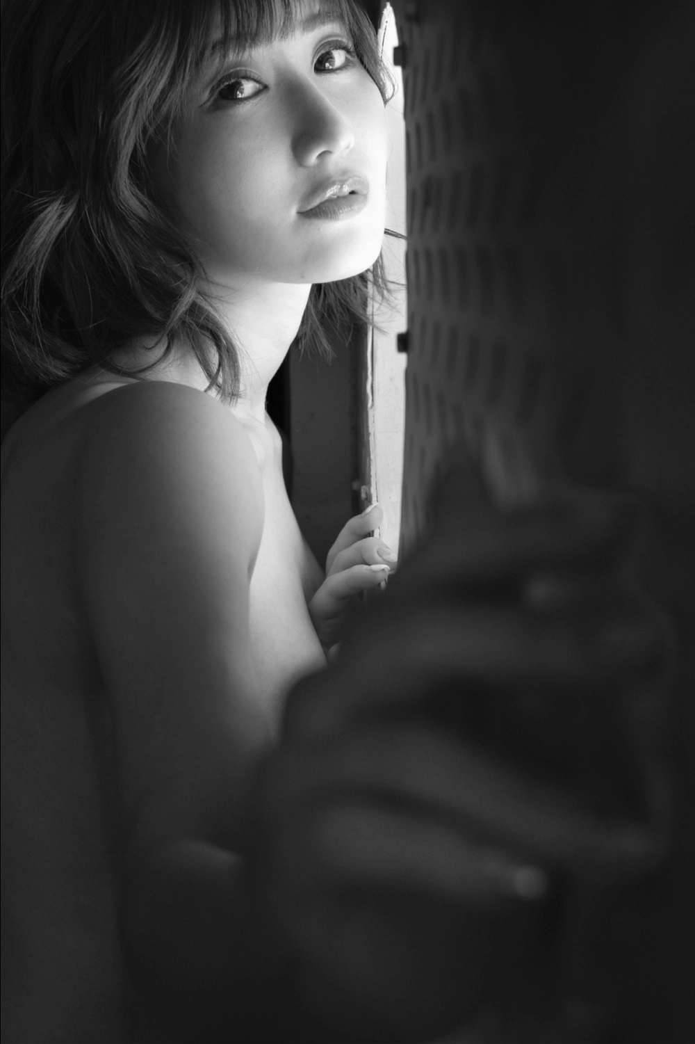 Her expression Riho Fujimori serene and deeply sensual