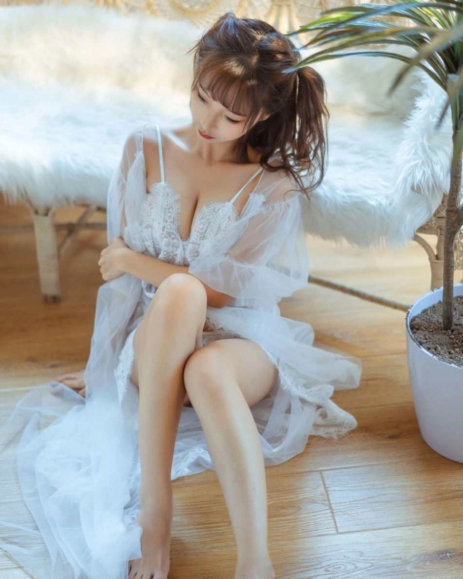 The sheer sophistication of a mesh and lace piece.
