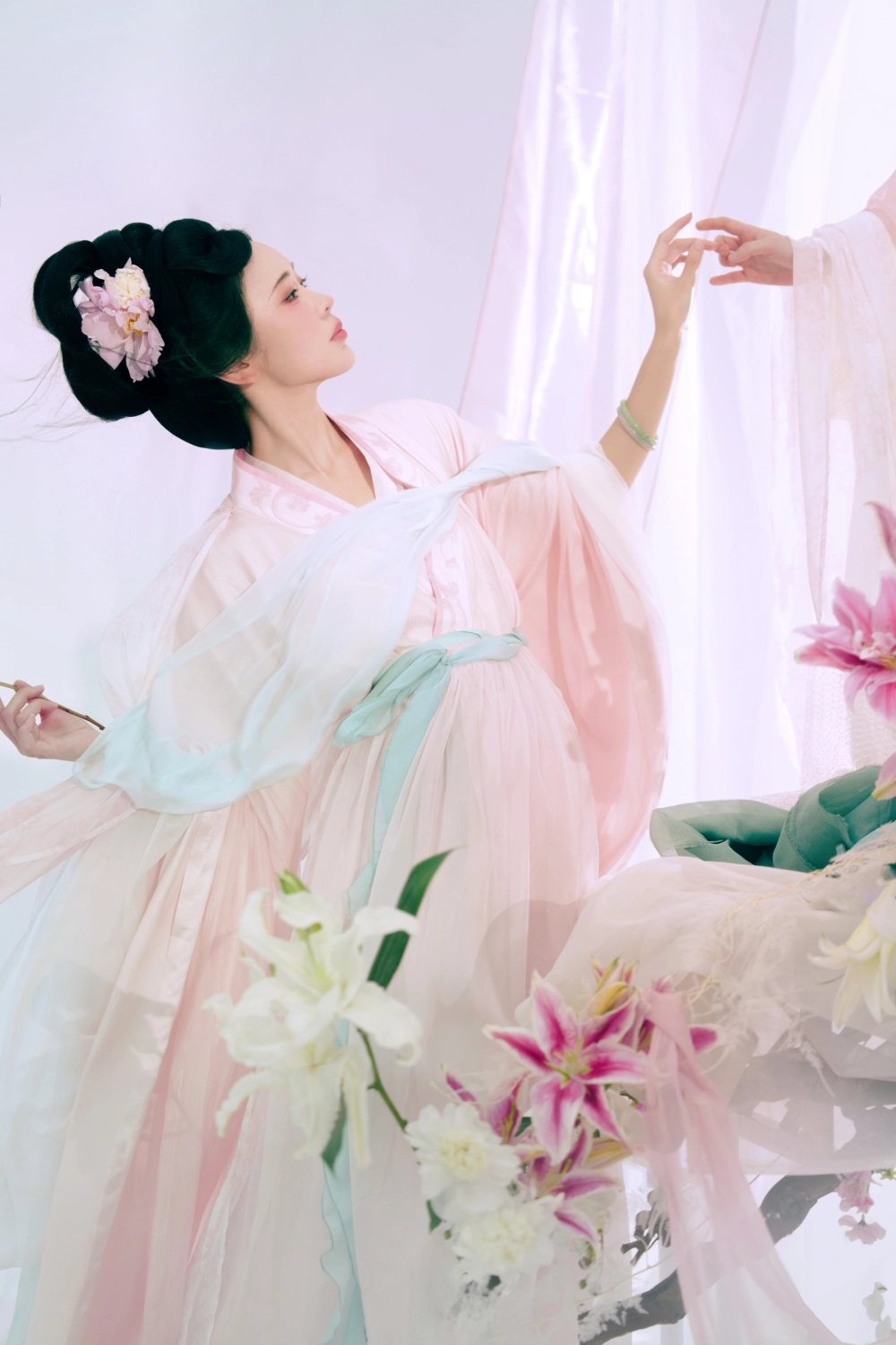 The powerful gaze of Tao Chi in costume