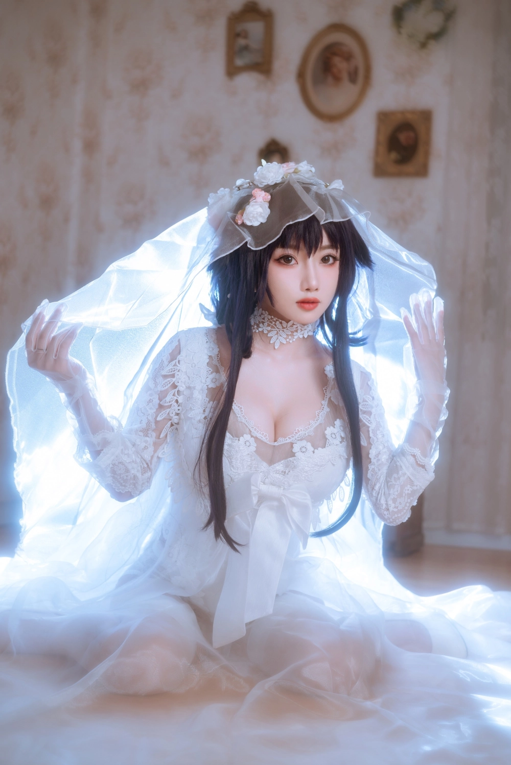 Tao Nuan Jiang's fairy-tale wedding look