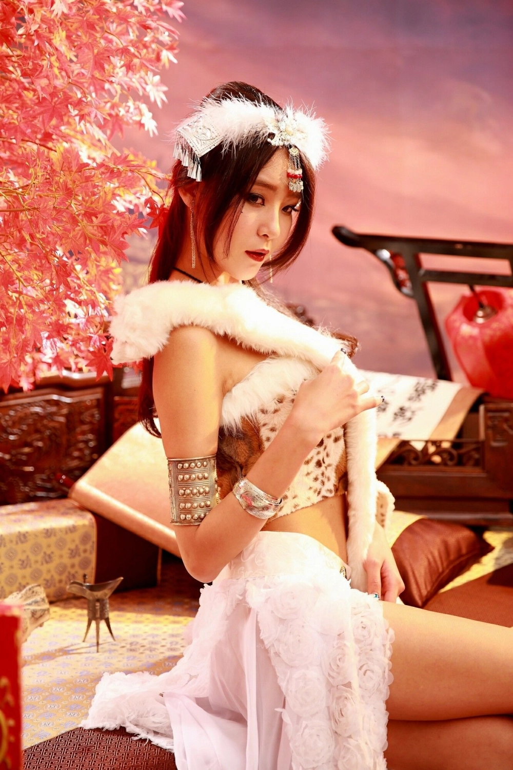 A flawless silhouette capturing pure Winnie Xiaoxue temptation
