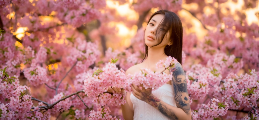 Xiao Yueyue's professional and artistic posing
