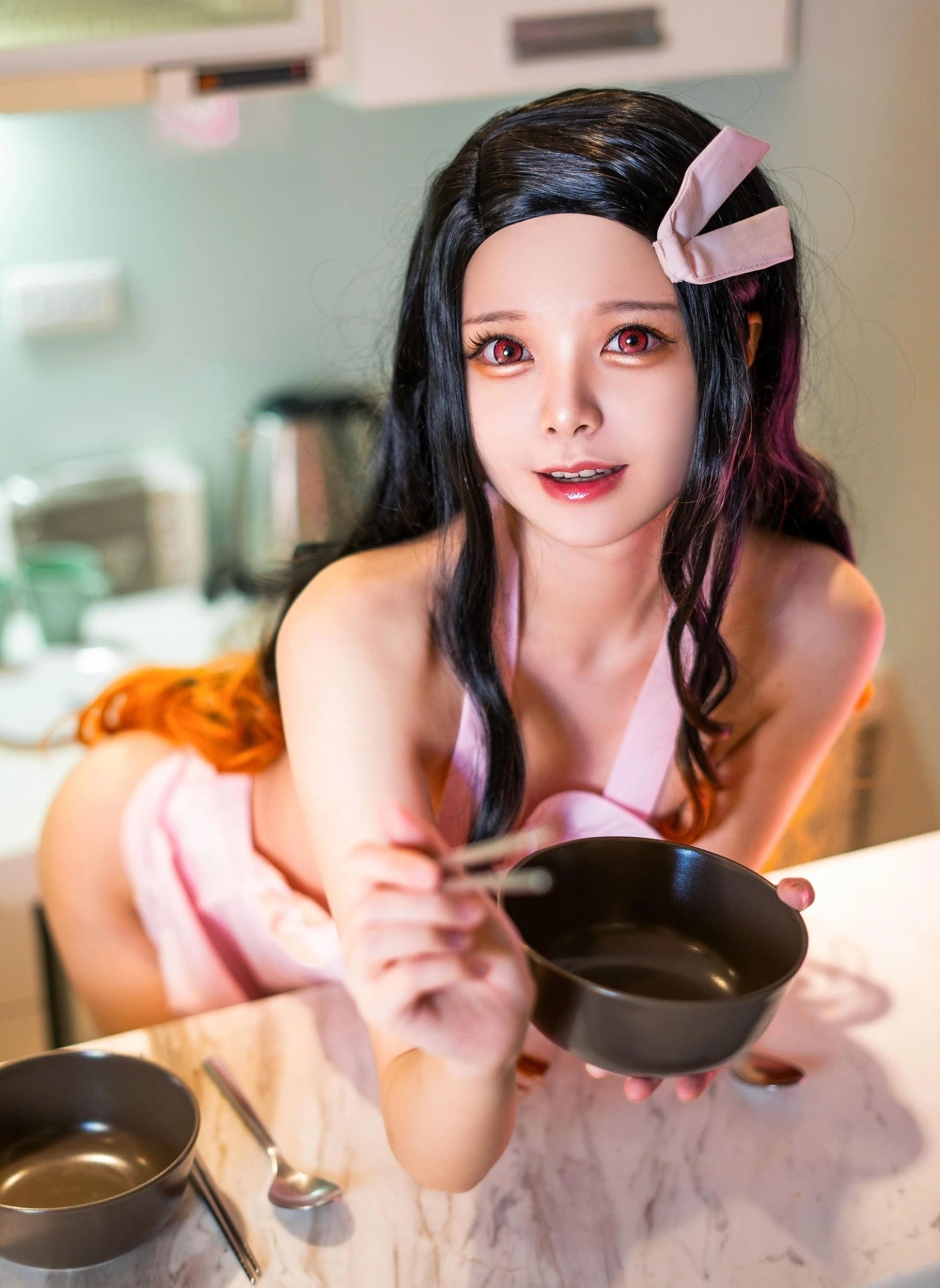 A celebrated cute photo from Xiaoba