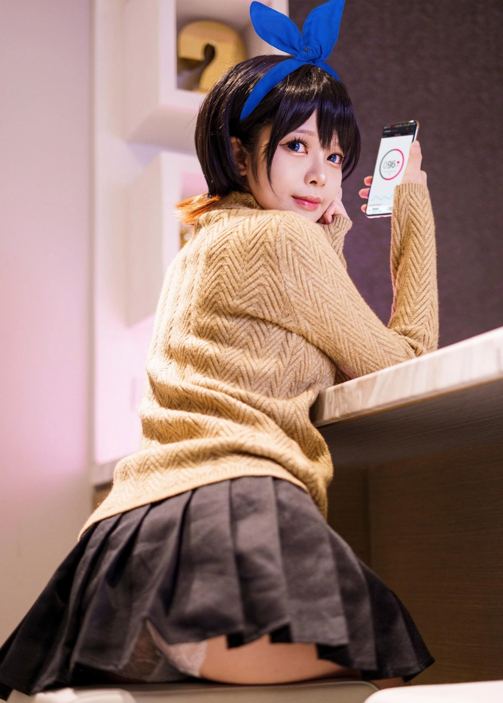 An absolutely adorable moment with Xiaoba