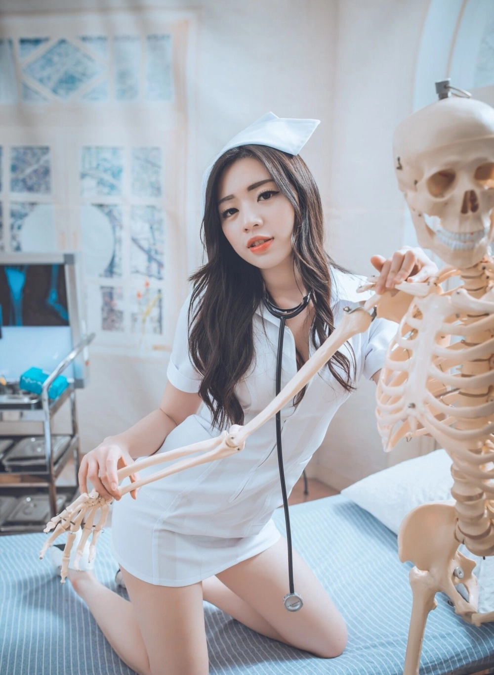 Pure elegance and allure is Xie Yuqi