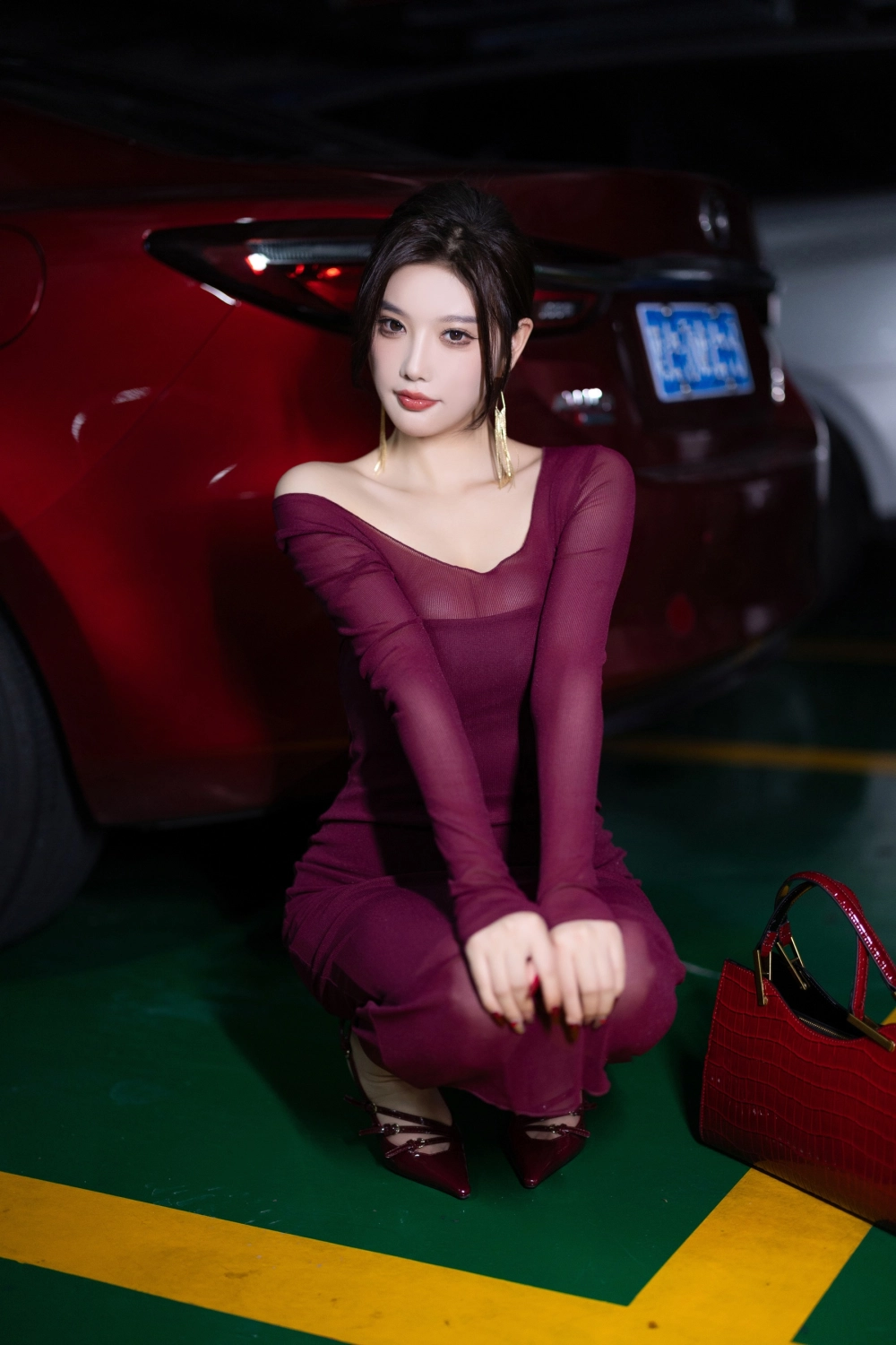 Yang Chenchen looking like a true goddess