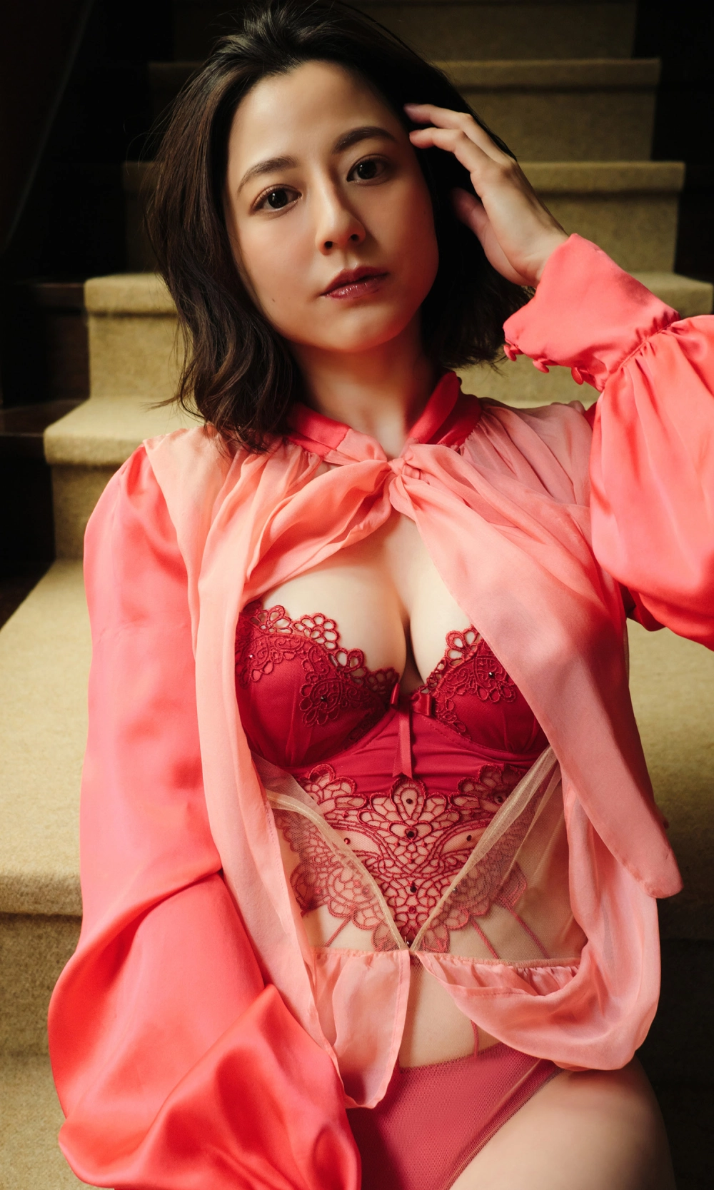 Timeless allure embodied by Yumi Sugimoto grace