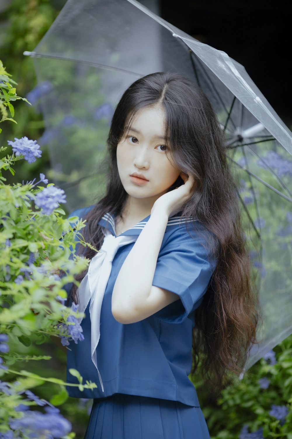 Lost in the mesmerizing charm of this Yuu darling