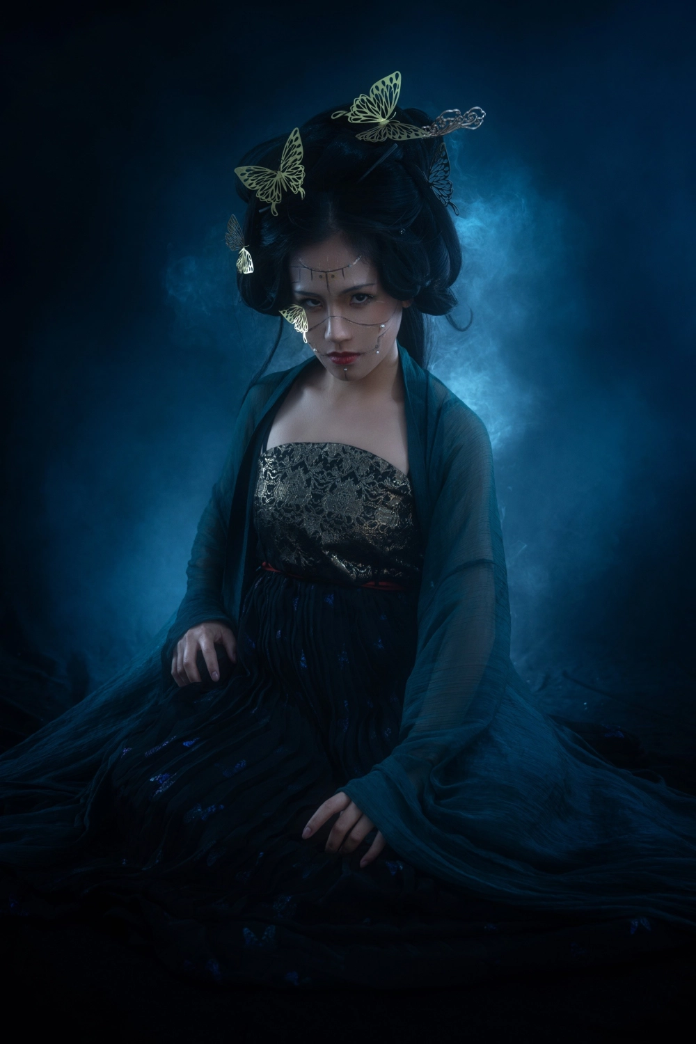 Wanting whispers desire through soft confident beauty