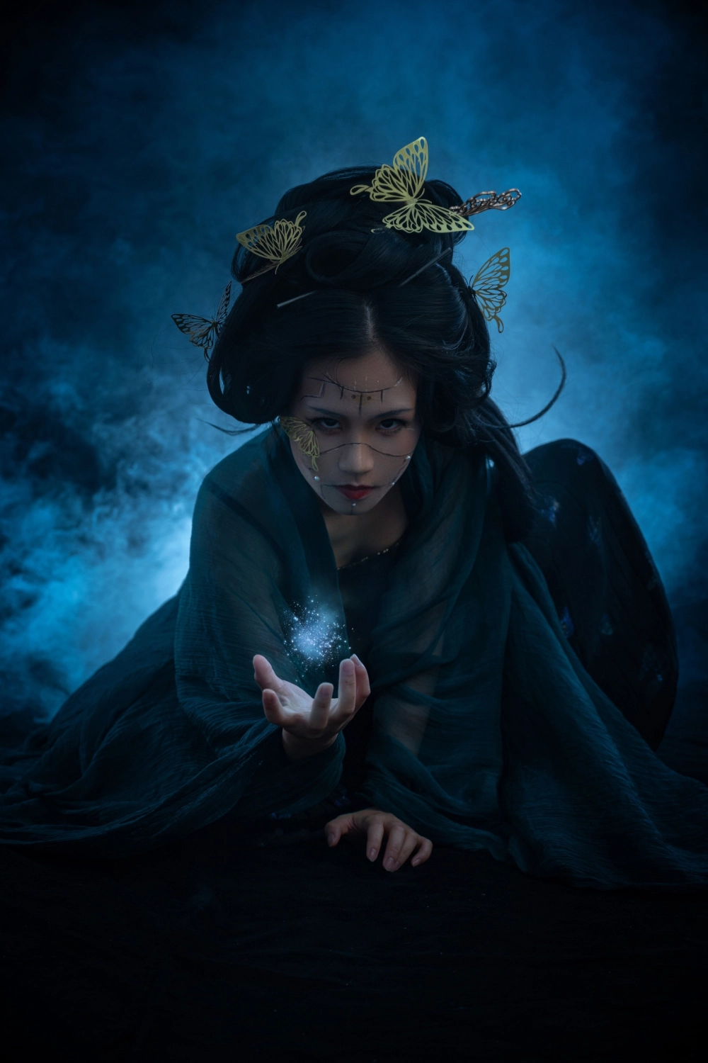 Boob silhouette glowing with tasteful attraction