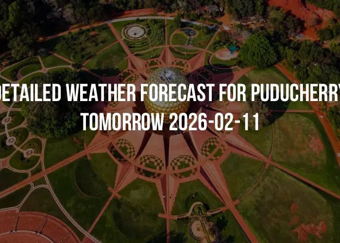 Detailed weather forecast for Puducherry tomorrow 2026-02-11
