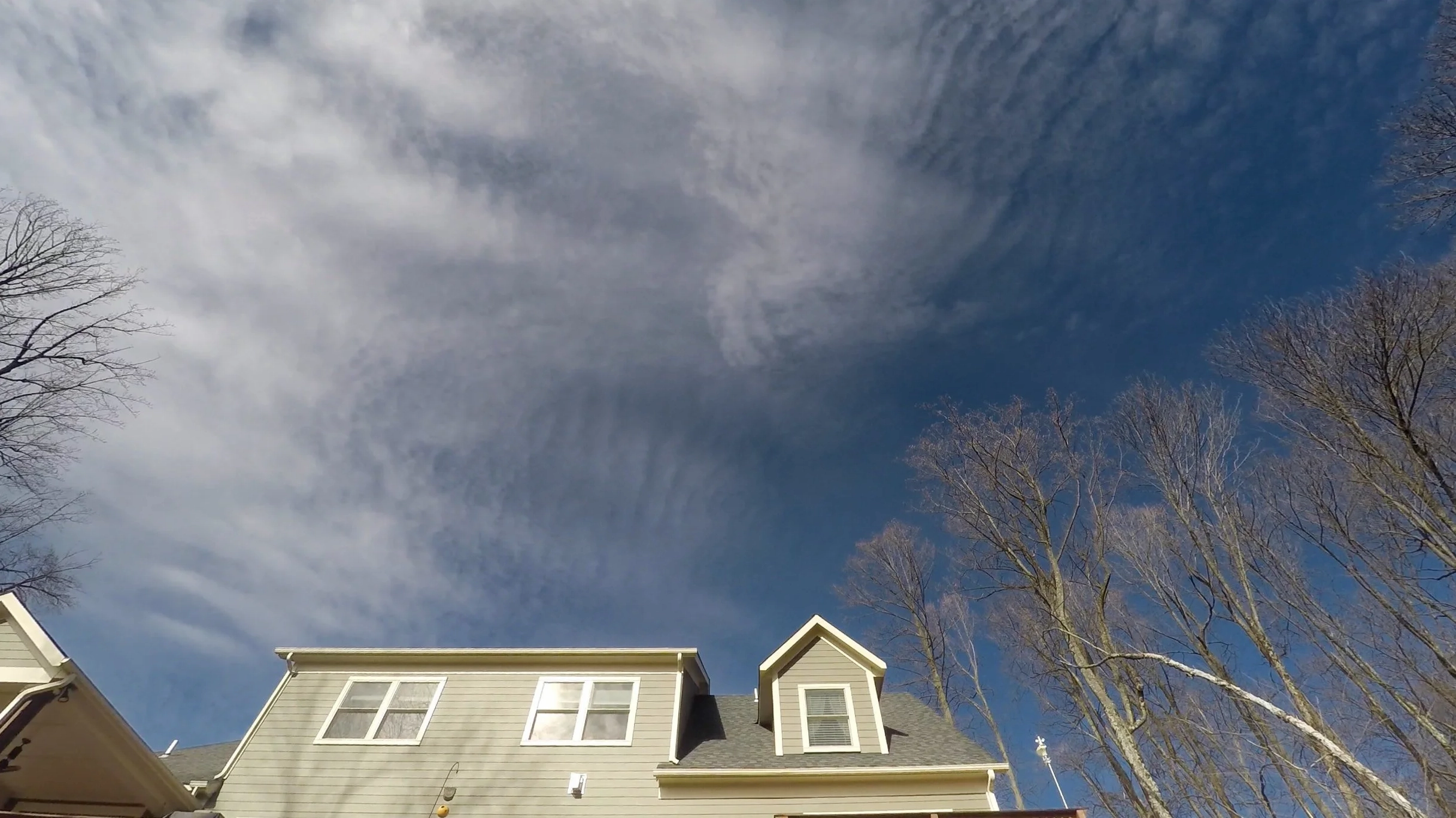 Another view of Cirrocumulus stratiformis undulatus clouds
