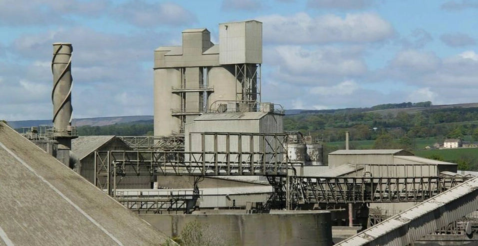 Cement works, a source of significant CO2 emissions