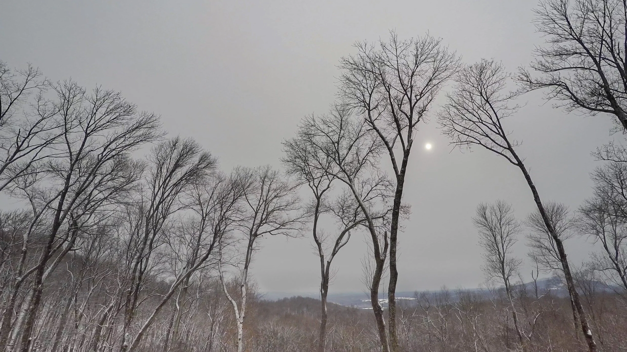Example of altostratus translucidus clouds
