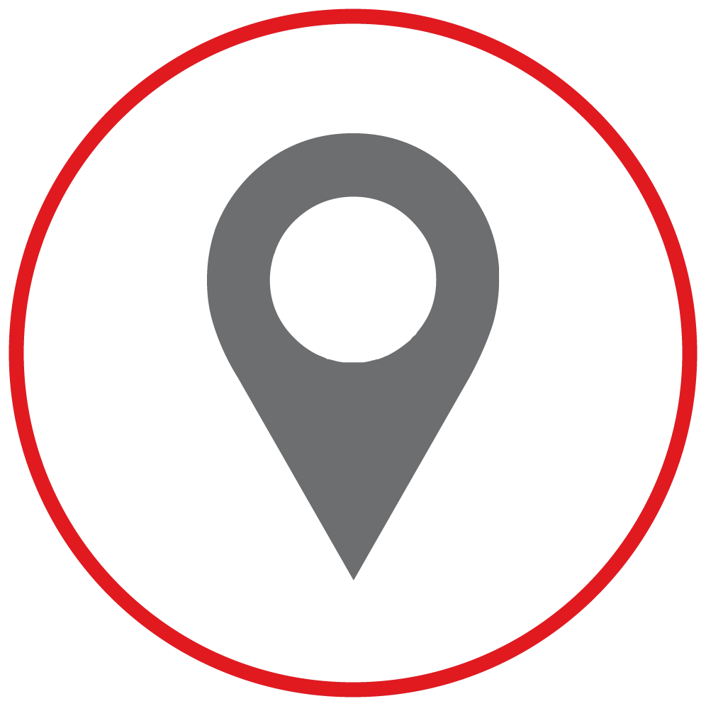 Icon representing geographical location.