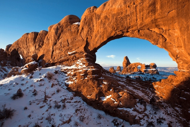 Sandstone indicating a hot climate