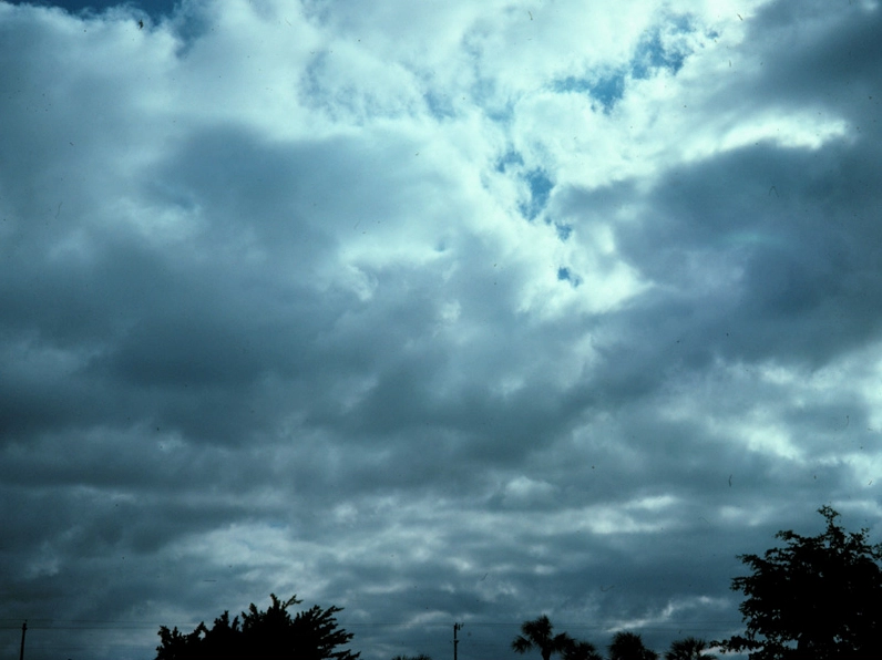 Stratocumulus clouds observed from above, showing their widespread, sheet-like nature.