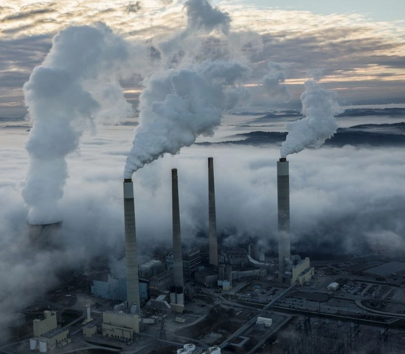 Visual representation of climate change impacts on the planet