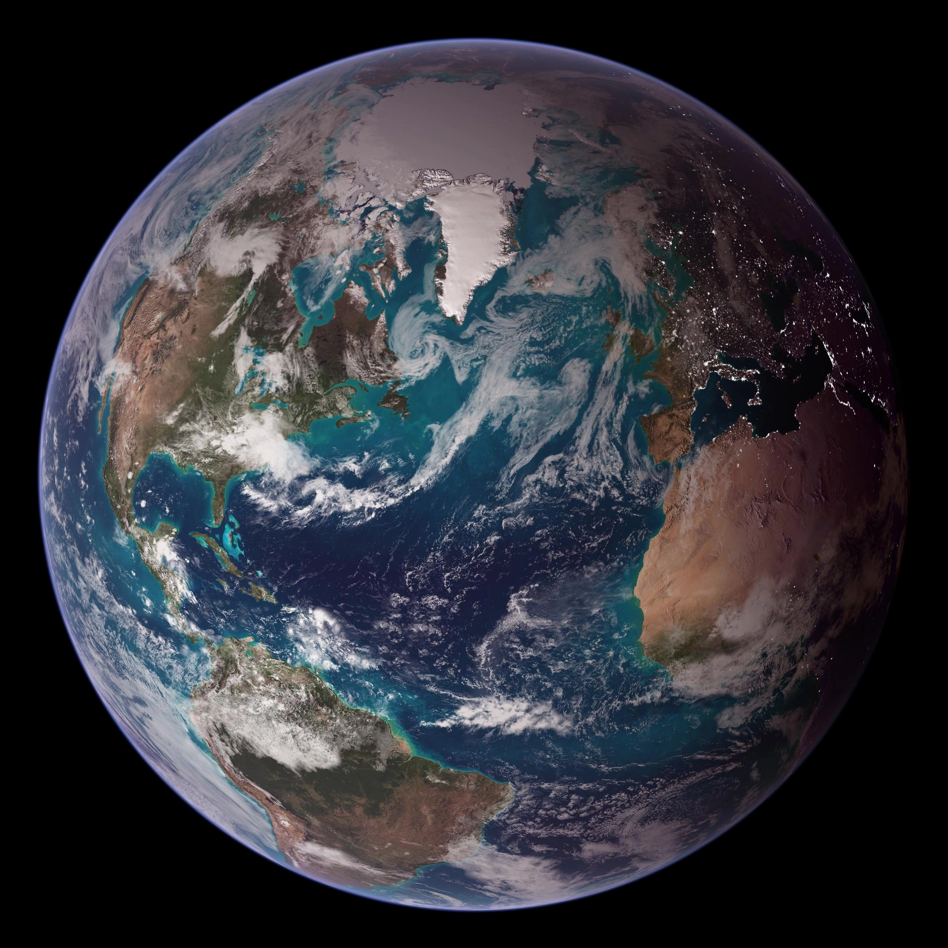 Visual representation of the Earth