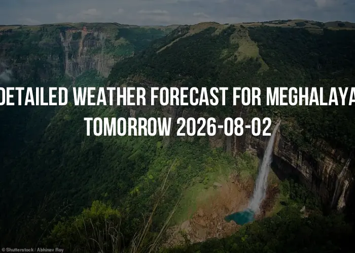 Detailed weather forecast for Meghalaya tomorrow 2026-08-02