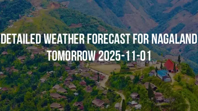 Detailed weather forecast for Nagaland tomorrow 2025-11-01