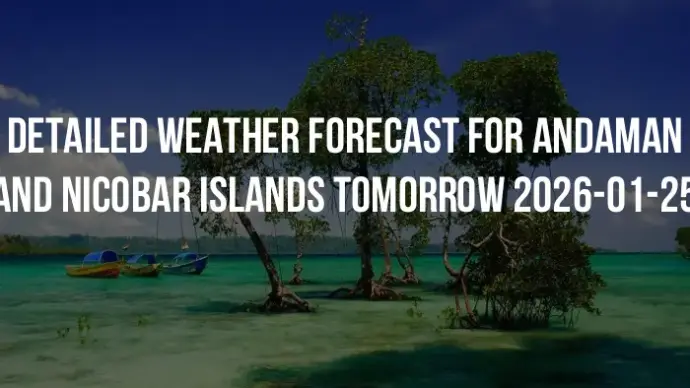 Detailed weather forecast for Andaman and Nicobar Islands tomorrow 2026-01-25