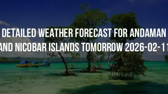 Detailed weather forecast for Andaman and Nicobar Islands tomorrow 2026-02-11
