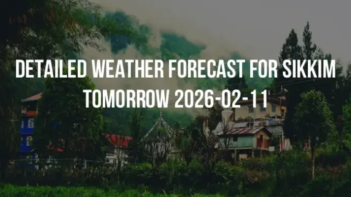 Detailed weather forecast for Sikkim tomorrow 2026-02-11