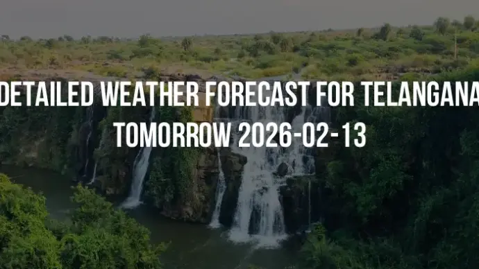 Detailed weather forecast for Telangana tomorrow 2026-02-13