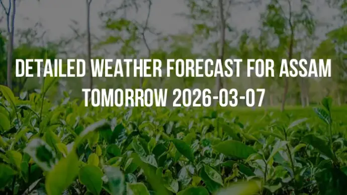 Detailed weather forecast for Assam tomorrow 2026-03-07