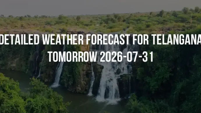 Detailed weather forecast for Telangana tomorrow 2026-07-31