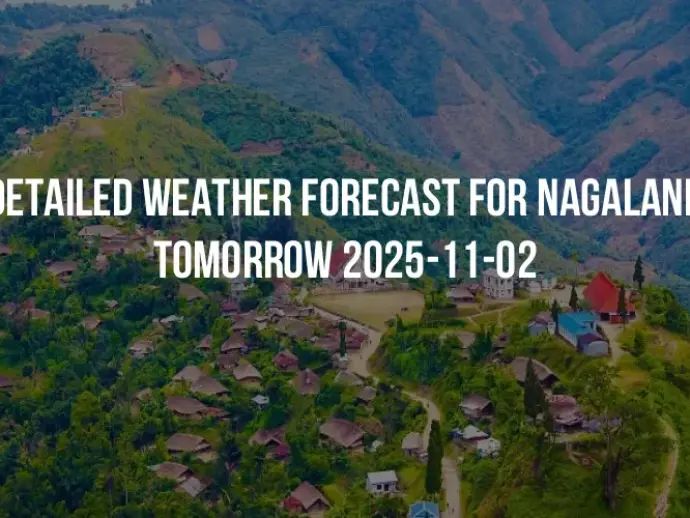 Detailed weather forecast for Nagaland tomorrow 2025-11-02